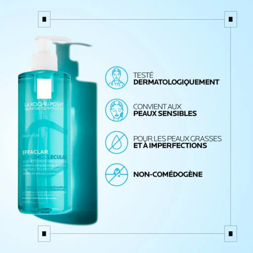 Nettoyant Gelée La Roche-Posay : Pores & Brillance Contrôlés