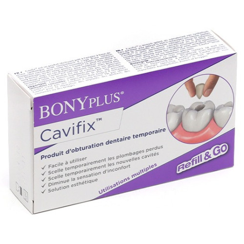 Cavifix Bonyplus : Obturation dentaire temporaire en urgence