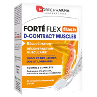 Comprimés effervescents : Décontractant musculaire Forté Pharma