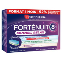 Forté Pharma Forte Nuit : 8H Sommeil Relax - Mélatonine 1,9 mg