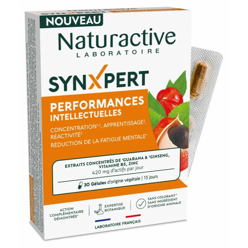SYNXPERT Performances : Soutien naturel pour clarté mentale et énergie