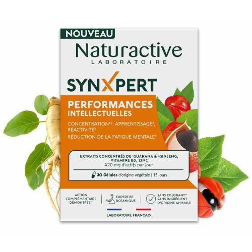 SYNXPERT Performances : Soutien naturel pour clarté mentale et énergie