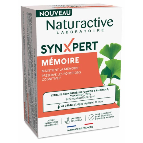 SYNXPERT Mémoire : Gélules pour une mémoire et concentration optimales