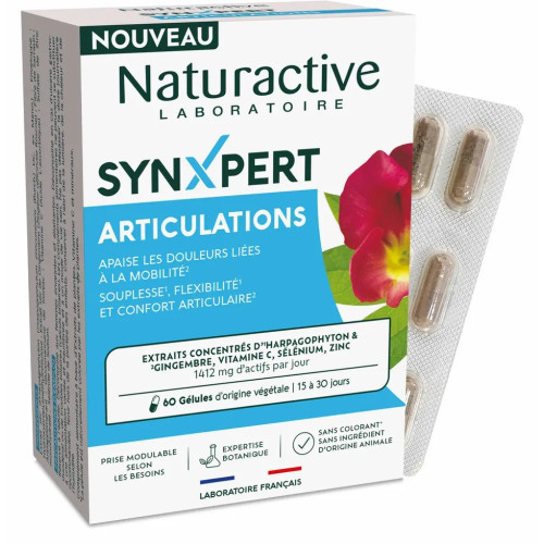 SYNXPERT Articulations : Gélules végétales pour articulations souples