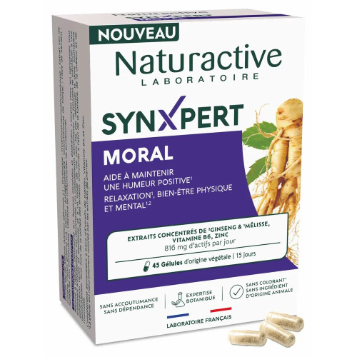 SYNXPERT Moral - Équilibre émotionnel avec 45 gélules végétales