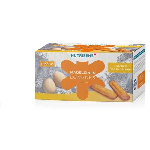 Nutrisens : Madeleines longues HP/HC pour lutter contre dénutrition