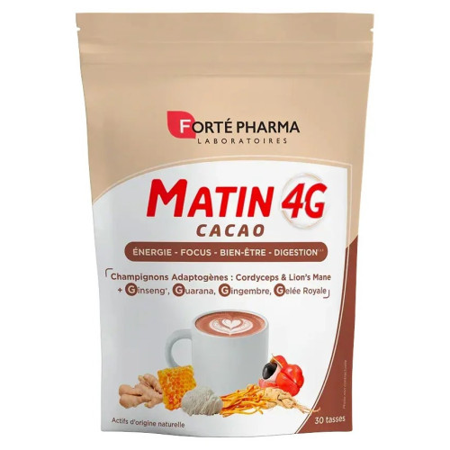 Forté Pharma Vitalité 4G Cacao : Énergie & Concentration Naturelle
