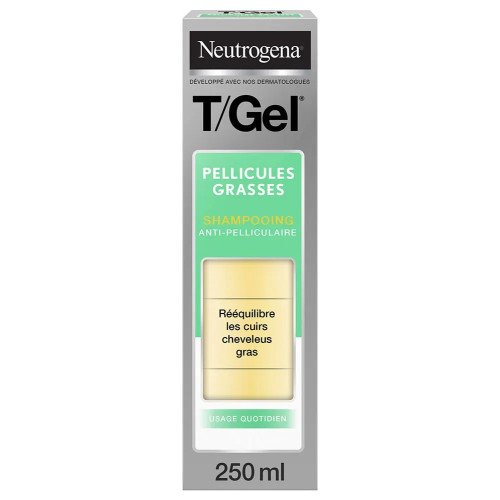 Neutrogena T/Gel : Shampoing pellicules grasses - Efficacité immédiate