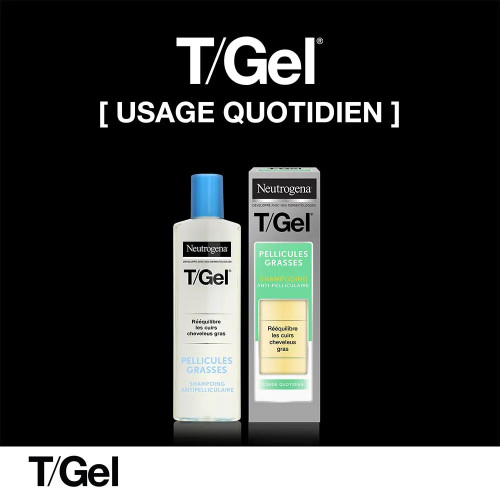 Neutrogena T/Gel : Shampoing pellicules grasses - Efficacité immédiate