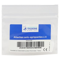 Fixation fiable BIFLEX - 4 attaches autoagrippantes