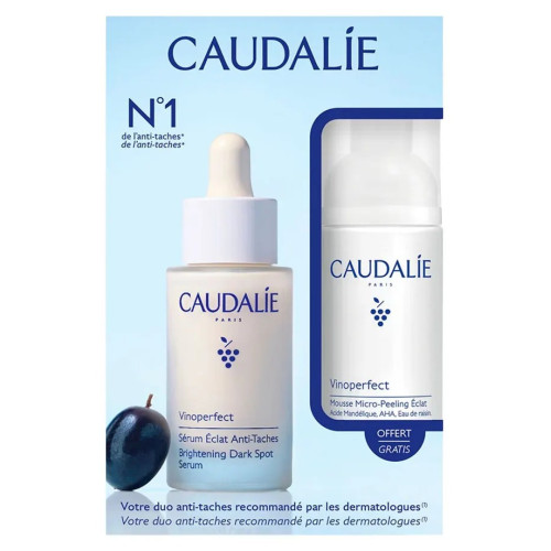 Caudalie Coffret Vinoperfect : Sérum Anti-Taches + Mousse C3 2026