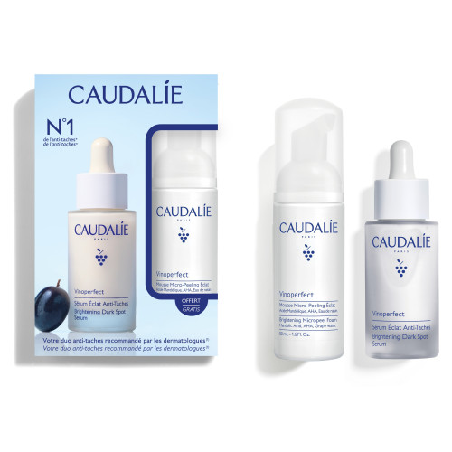 Caudalie Coffret Vinoperfect : Sérum Anti-Taches + Mousse C3 2026