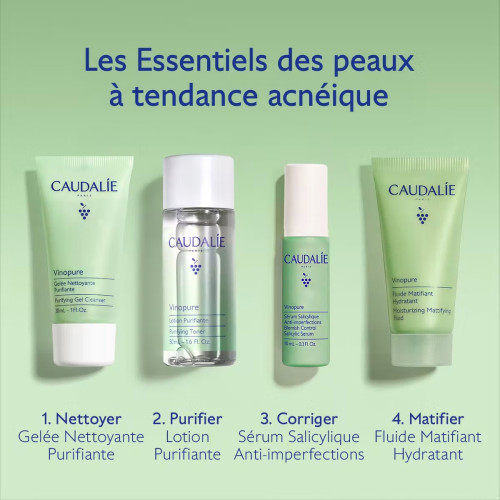 Caudalie Coffret Vinopure : Kit Purifiant Anti-Imperfections
