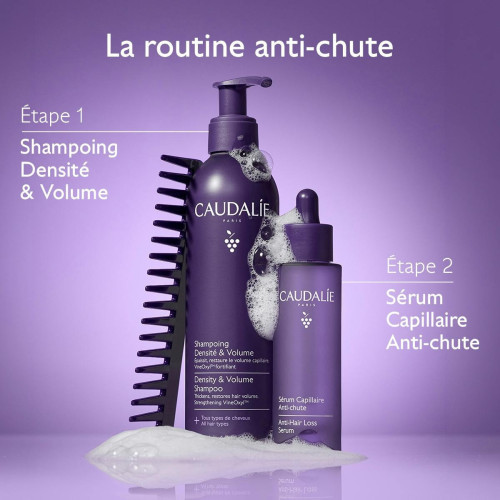 Caudalie Sérum Anti-Chute : Cheveux plus denses et pousse stimulée