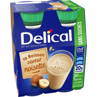Delical Boisson HP HC : Énergie sans sucre, prêt à boire - 4x200ml