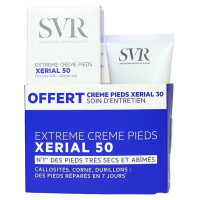 Xexial 50 Extrême Crème Pieds Anti-Callosités 50 ml + Xerial 30 Crème Pieds 50 ml Offerte