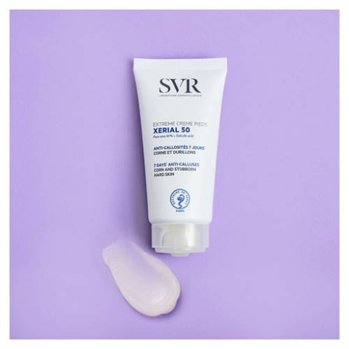 Xexial 50 Extrême Crème Pieds Anti-Callosités 50 ml + Xerial 30 Crème Pieds 50 ml Offerte