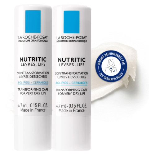 La Roche-Posay Nutritic Stick Lèvres Desséchées 4,7 mL - Lèvres sèches
