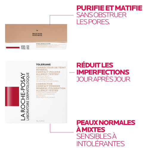 La Roche Posay Tolériane Teint Minéral 9g Doré - Peau Sensible
