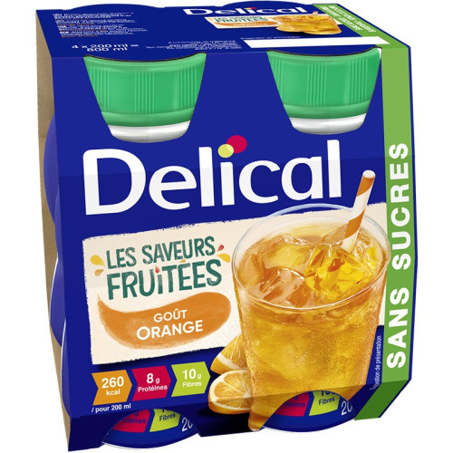 Boisson Les Saveurs Fruitées Sans Sucres 4 x 200 ml