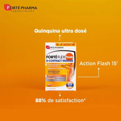 Forté Flex Flash - Soulagement Musculaire Rapide, 40 Comprimés