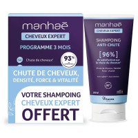 Manhaé Cap Expert : Programme 3 Mois + Shampoing Anti-Chute