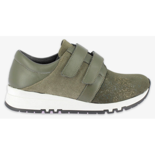 Chaussures CHUT Podowell Zelda Kaki - 100 % laine