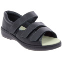 Sandale orthopédique pour femme et homme CHUT Alban Noir - Podowell