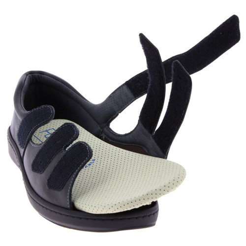Sandale orthopédique pour femme et homme CHUT Alban Noir - Podowell