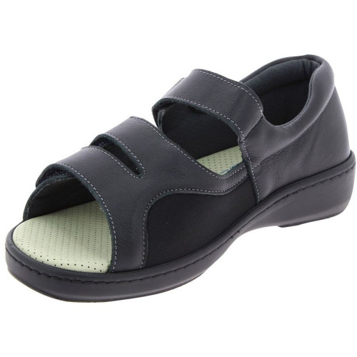 Sandale orthopédique pour femme et homme CHUT Alban Noir - Podowell
