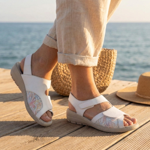 Chaussures CHUT Podowell Georgette Blanc