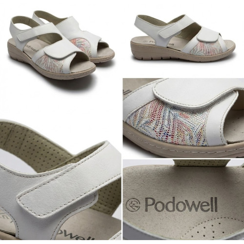 Chaussures CHUT Podowell Georgette Blanc