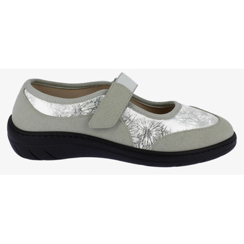 Ballerine confort femme CHUT Virtuel Argent - Podowell