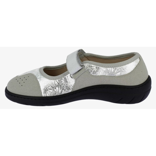 Ballerine confort femme CHUT Virtuel Argent - Podowell