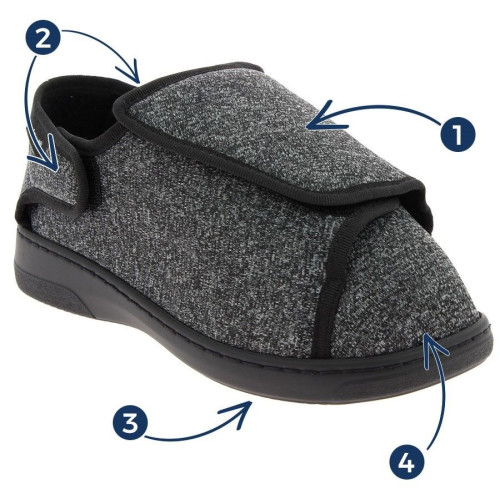 Chausson orthopédique CHUT Xavier Noir - Podowell