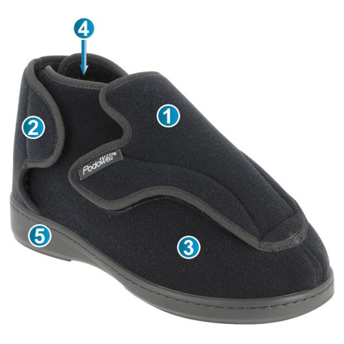 Chausson orthopédique CHUT Altitud Noir - Podowell