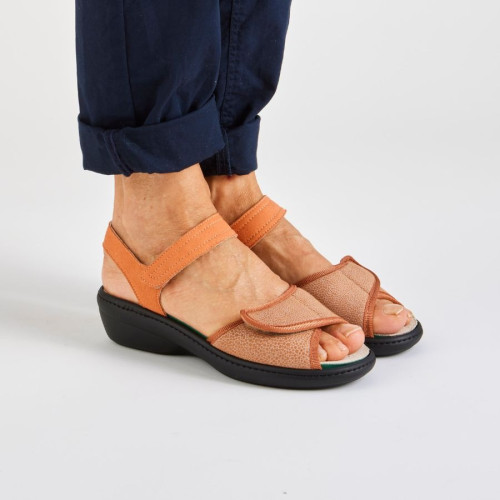 Sandale femme CHUT Denise Orange - Podowell