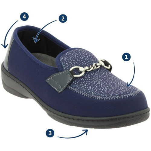 Mocassins & ballerines Femme CHUT Magik Amiral - Podowell