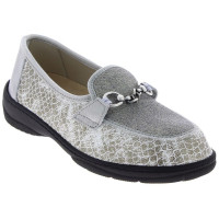 Mocassin souple femme CHUT Magik Argent - Podowell
