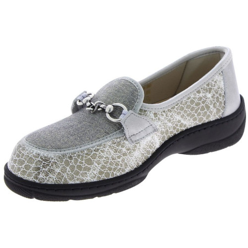 Mocassin souple femme CHUT Magik Argent - Podowell