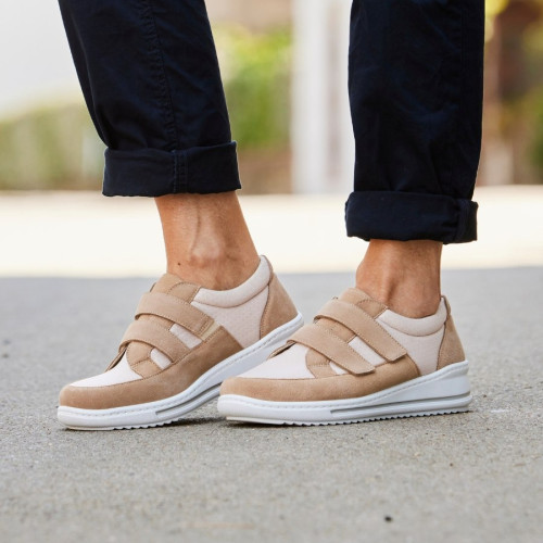 Basket confort femme CHUT Suzie02 Beige - Podowell