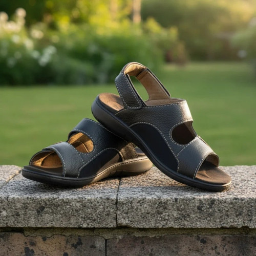 Sandales orthopédiques CHUT Howard Noir - Podowell