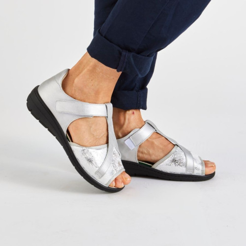 Sandale femme CHUT Galit Argent - Podowell