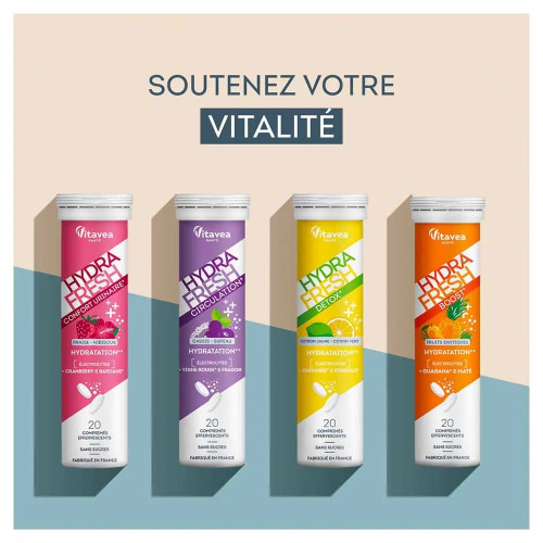 Vitavea Hydrafresh : Circulation légère et hydratation sans sucres