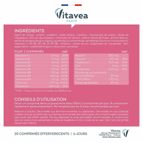 Vitavea Hydrafresh : Confort urinaire & hydratation optimale