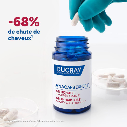 Gélules Ducray : Anti-chute cheveux prouvée cliniquement
