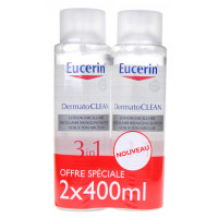 EUCERIN DermatoCLEAN Lotion Micellaire 3 en 1 Lot de 2-7760