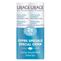 Uriage Stick Lèvres Hydratant : Réparation & Protection 2x4g