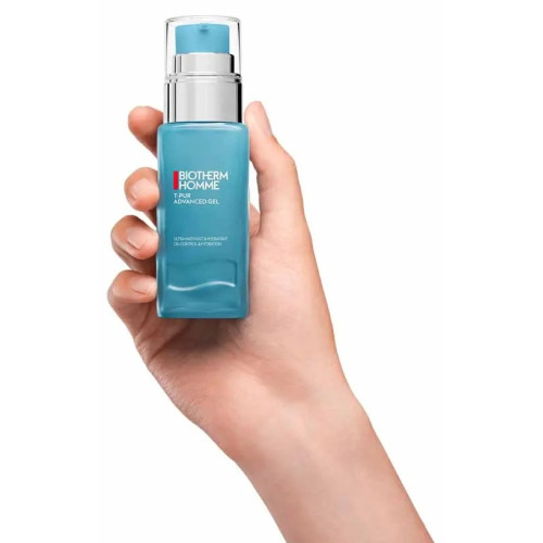 Gel Matifiant Biotherm Homme : Contrôle Sébum + Brillance Éclair