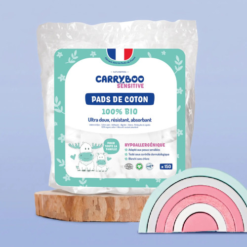 Carryboo : 150 Protège-Slips Bio - Idéal Peau Sensitive & Bébé